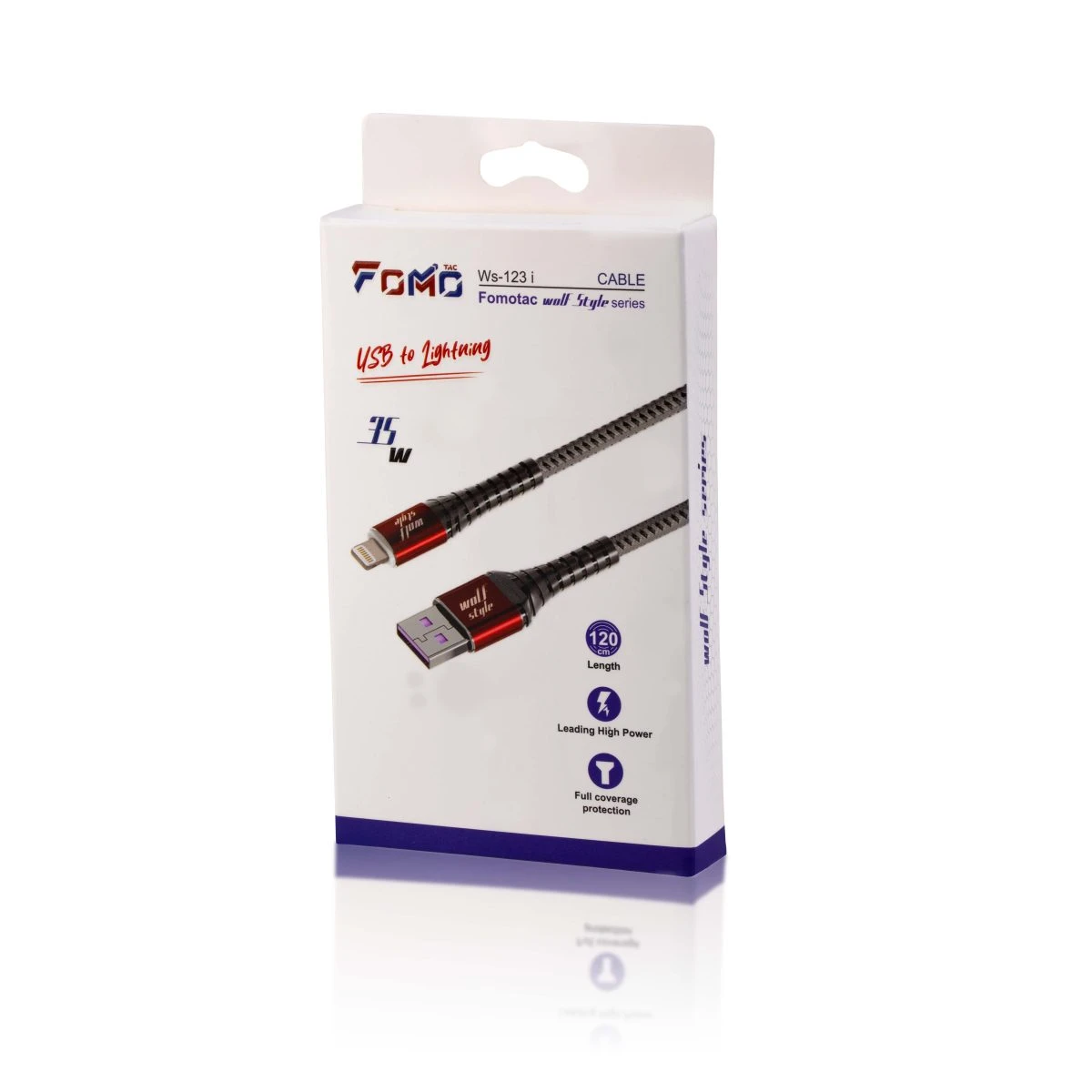 کابل شارژ برند فوموتک مدل WS-123i