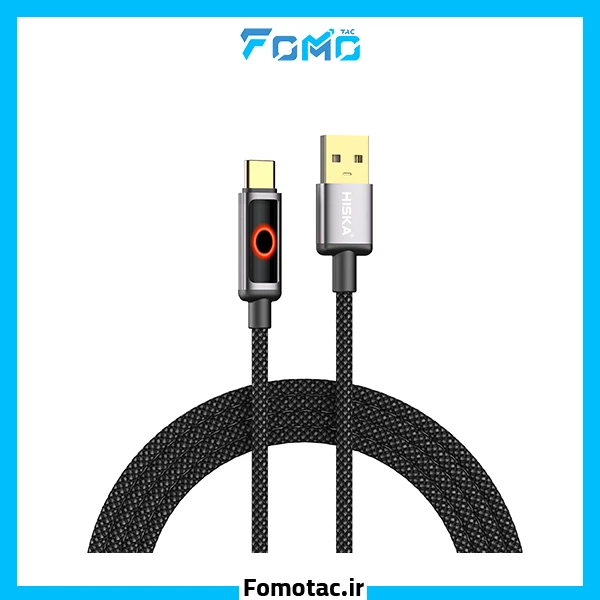 کابل شارژ تایپ سی برند هیسکا مدل LX-21