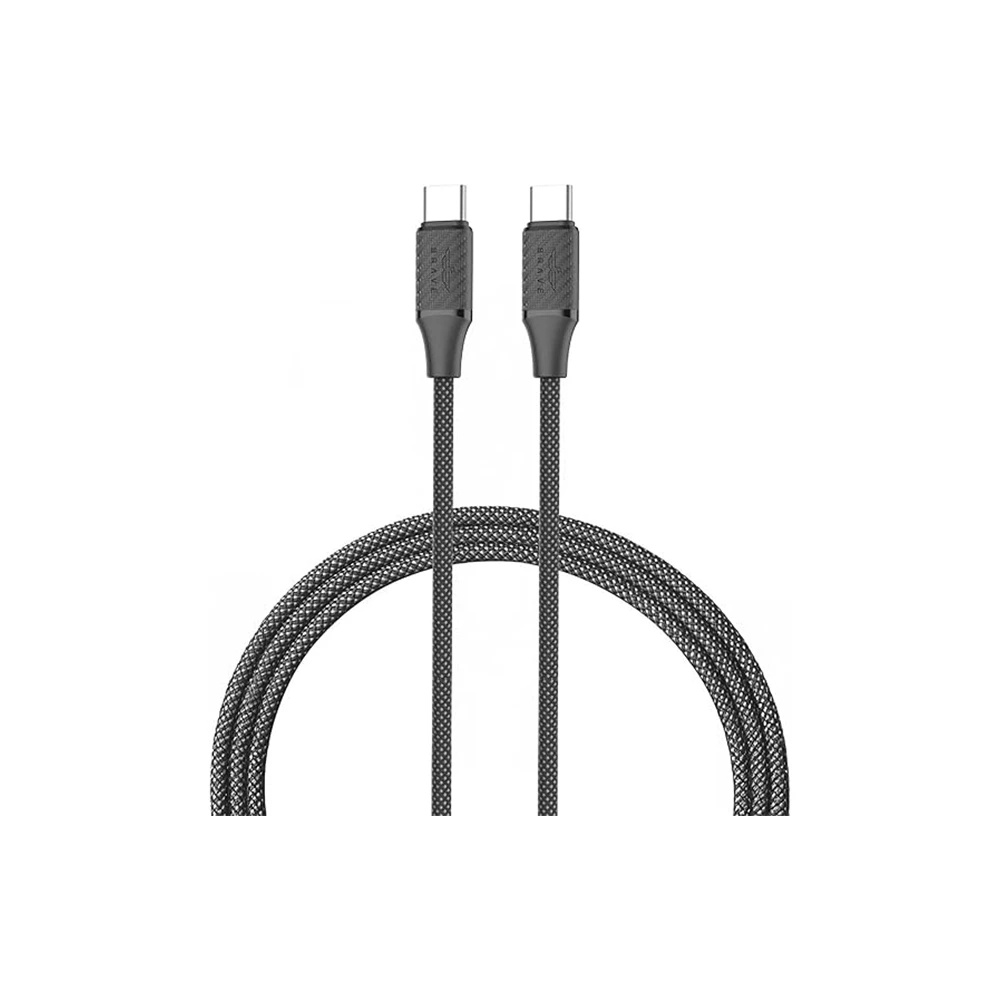 کابل شارژ تایپ سی به تایپ سی بریو Brave BDC-46 C To C Braided Cable