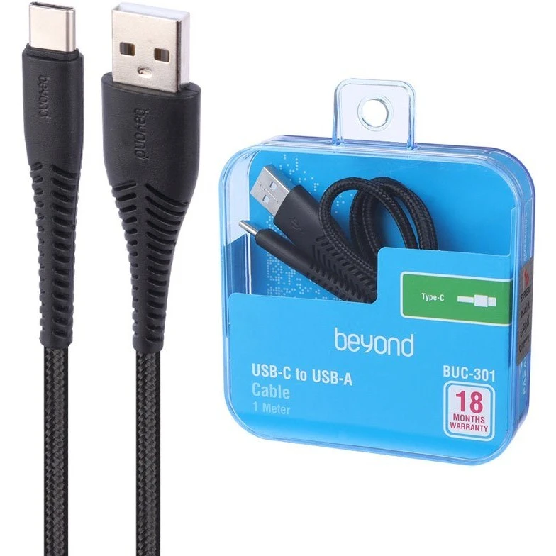 کابل شارژ تایپ سی فراسو مدل BUC-301 طول ۱ متر فست شارژ