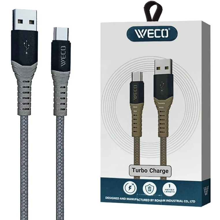 کابل شارژ تایپ سی ویکو مدل WECO WE-18