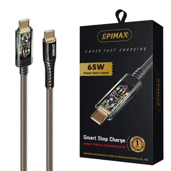 کابل شارژ دو سر تایپ‌سی اپیمکس(EpiMax) مدل EC-133