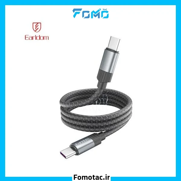 کابل شارژ دوسر تایپ سی(C-C) ارلدام(Earldom) مدل EC-207
