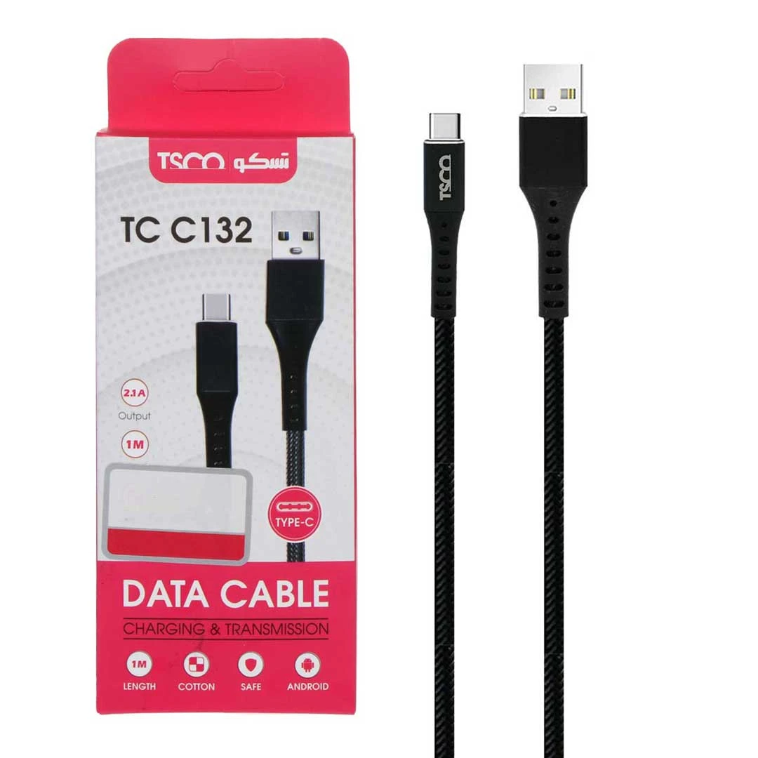 کابل شارژ مدل TCC132 برند تسکو
