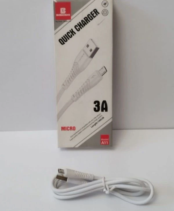 کابل شارژ میکرو USB ژله‌ای BEIBOSHI مدل A11