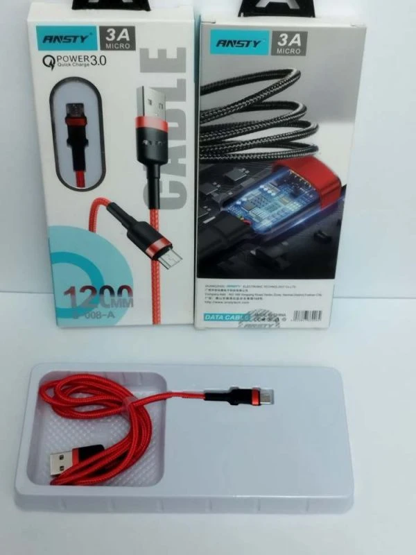 کابل شارژ میکرو USB کنفی ANSTY