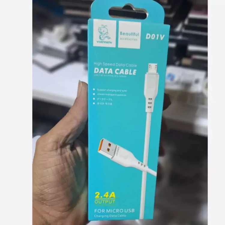 کابل شارژ میکرو اقتصادی بسته 10 عددی