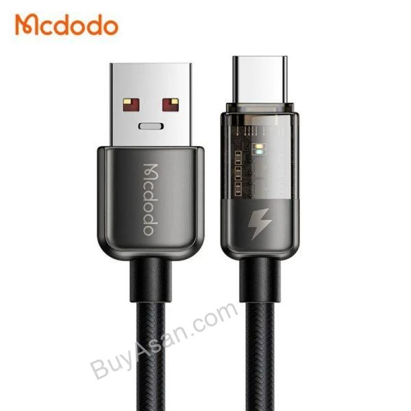 کابل شارژ هوشمند تایپ‌سی 100 وات مک‌دودو مدل CA-3150 (طول 1.2 متر، قطع‌کن خودکار)