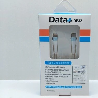 کابل شارژ و انتقال داده Data+ DP33 Type-C به Type-C با قابلیت شارژ سریع 65W و انتقال داده