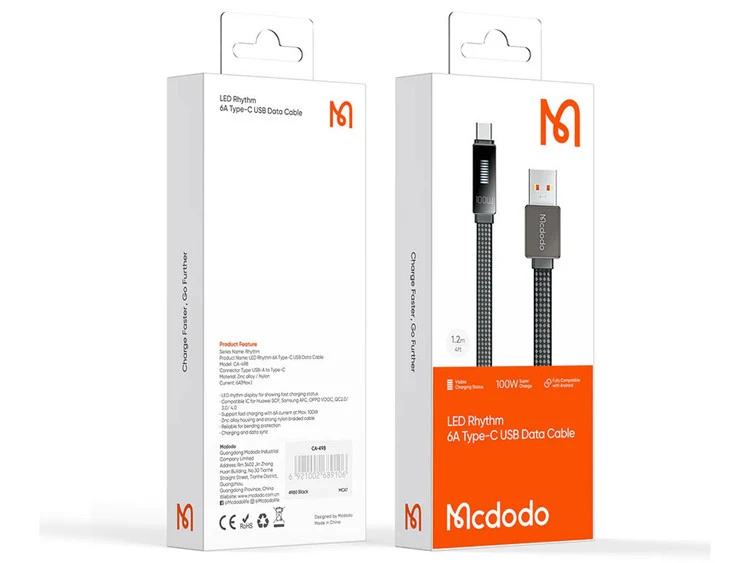 کابل شارژ و انتقال داده تایپ سی Mcdodo مدل CA-3340