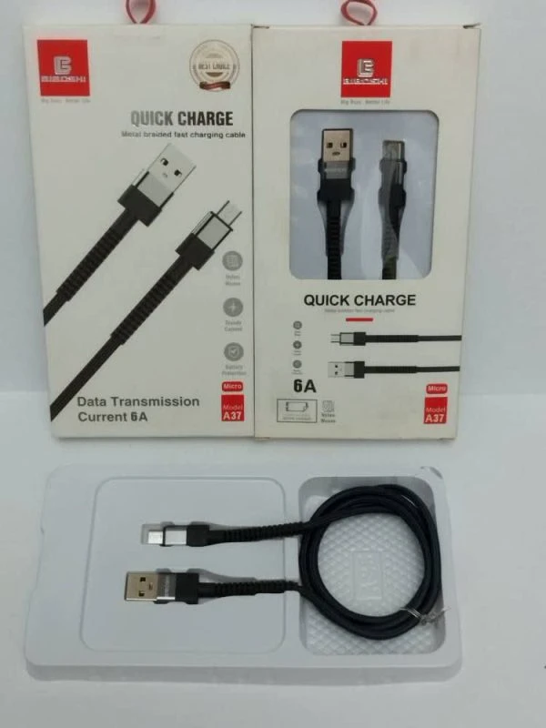 کابل شارژ کنفی Micro USB بیبوشی مدل A37