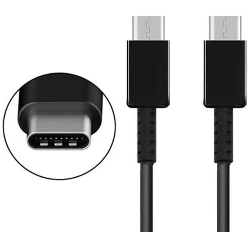 کابل شارژر تبلت سامسونگ Tab A11 SM-X135 از نوع 2 سر تایپ C اورجینال همراه گارانتی