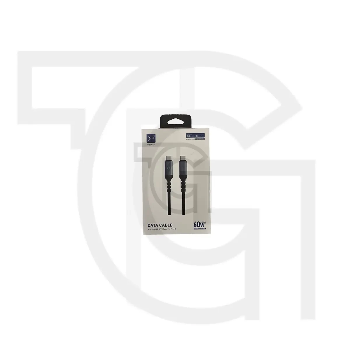 کابل شارژر کی‌اف‌سنیور (S38-C.C)(USB Type-C to USB Type-C) Cable Charger KF SENIOR