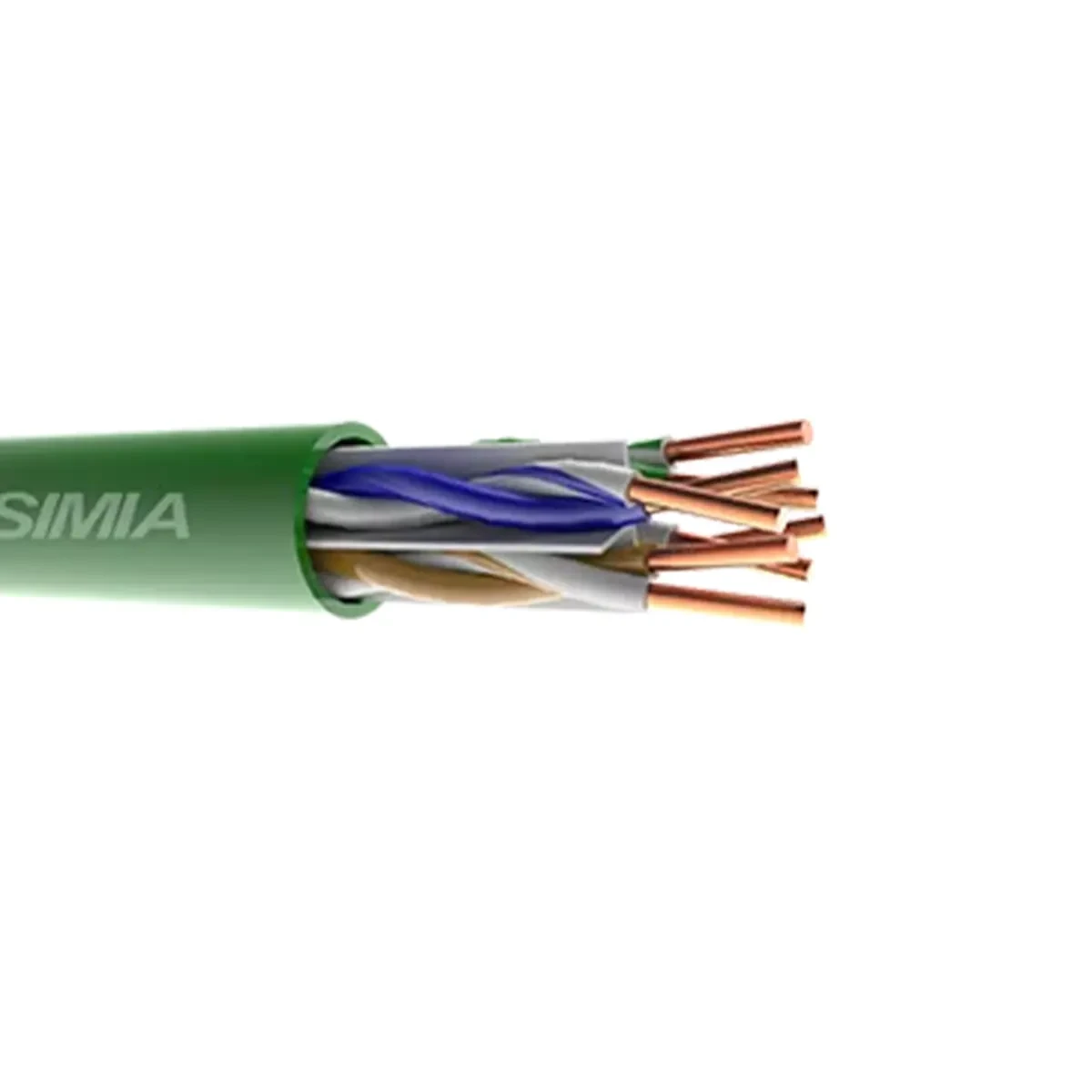 کابل شبکه Cat 6 -UTP/LSZH سیمیا با تست FLUKE