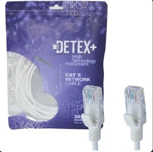 کابل شبکه Detex+ Cat5 3m