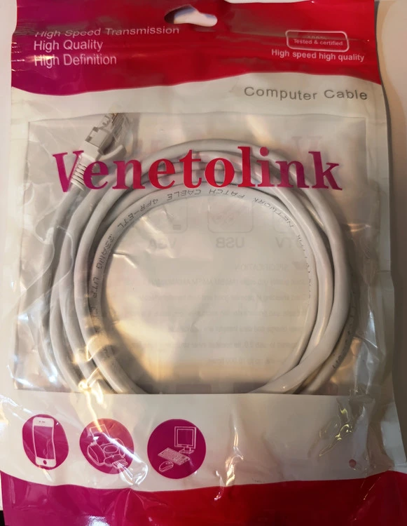 کابل شبکه venetolink cat6 2m