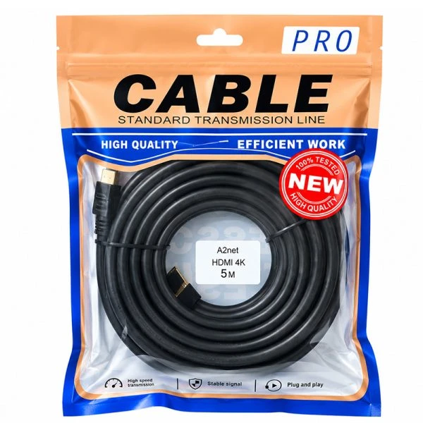 کابل صوتی و تصویری HDMI 4K طول 5 متر A2net