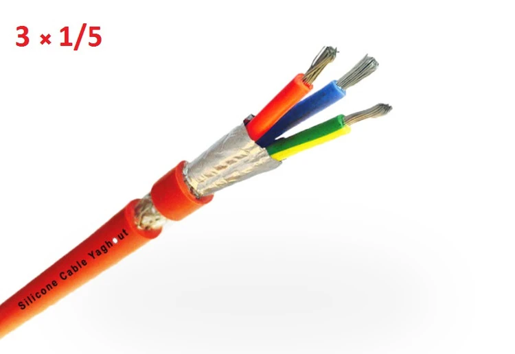 کابل مقاوم در برابر حرارت فویل و شیلد یاقوت سایز 1/5×3