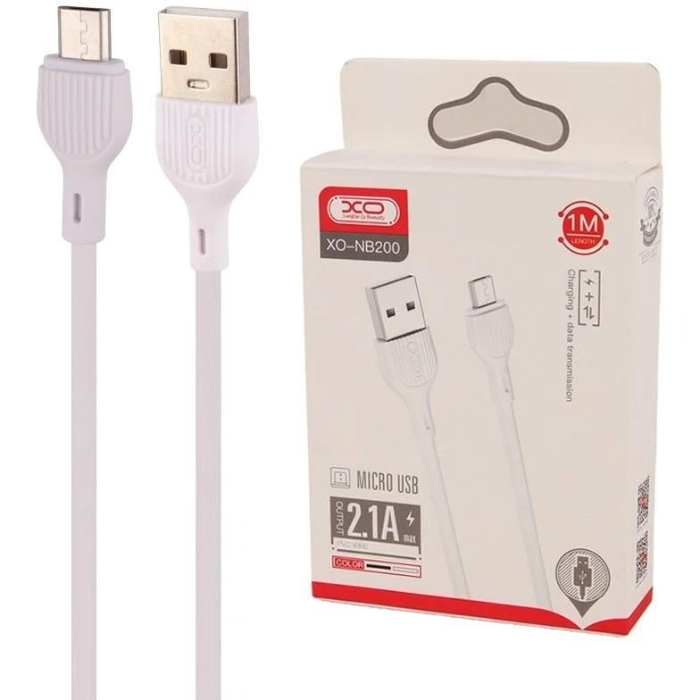 کابل میکرو یو اس بی ایکس او XO-NB200 2.1A 1m