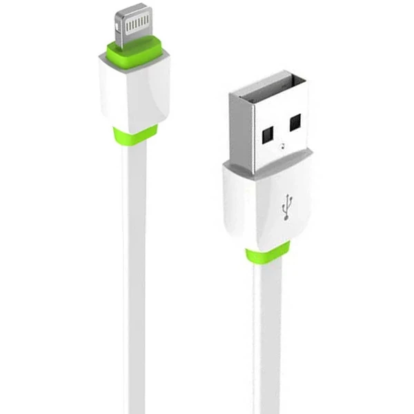 کابل پاور بانکی USB به لایتنینگ الدینیو مدل XS-073 طول 0.3 متر