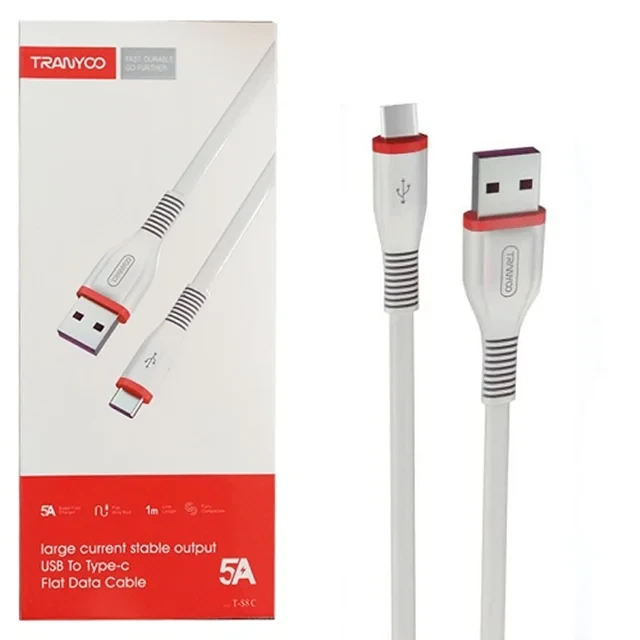 کابلUSB به USB-C ترانیو مدل S8 طول 1 متر