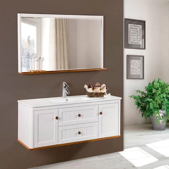 کابین روشویی لوتوس مدل آرت دکو MESSINA-1200 ابعاد 46 * 120