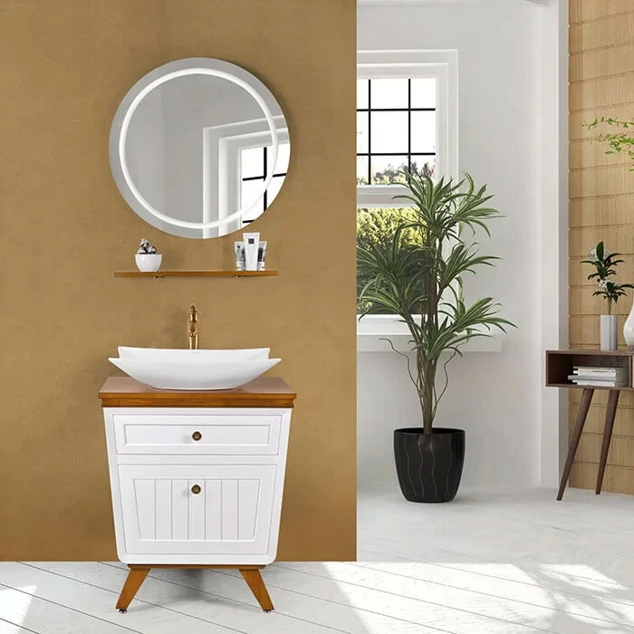 کابین روشویی لوتوس مدل طرح آرت دکو VIENNA ابعاد 40 * 65
