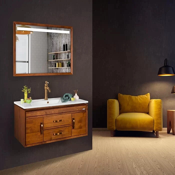 کابین روشویی لوتوس مدل طرح چوب پالرمو PALERMO-900 ابعاد 45 * 91 سانتیمتر