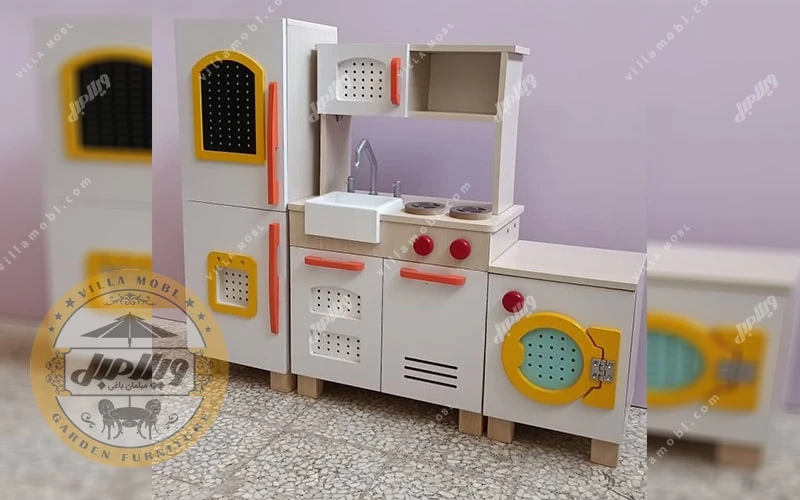 کابینت اشپزخانه کودک سه تکه 5 کاره