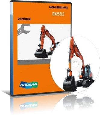 کاتالوگ راهنما (شاپ منوال) بیل مکانیکی دوسان مدل DOOSAN DX255LC