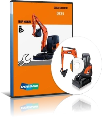 کاتالوگ راهنما (شاپ منوال) بیل مکانیکی دوسان مدل DOOSAN DX55