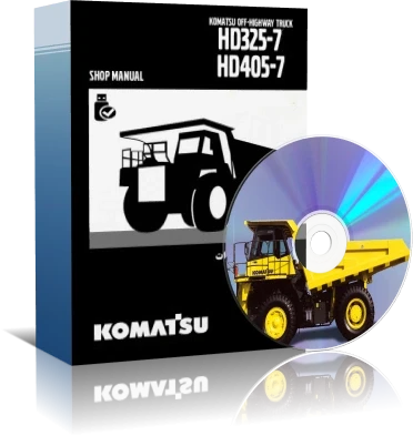 کاتالوگ راهنما (شاپ منوال) دامپتراک کوماتسو مدل HD325-7 و HD405-7