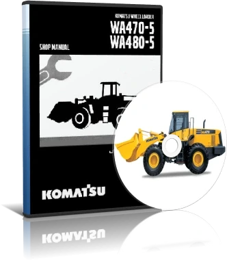 کاتالوگ راهنما (شاپ منوال) لودر کوماتسو مدل WA470-5 و WA480-5