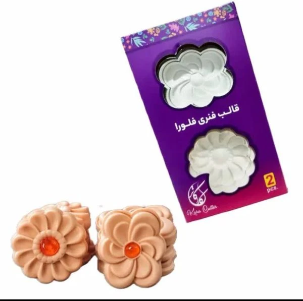 کاتر فشاری دو عددی مربایی فلورا