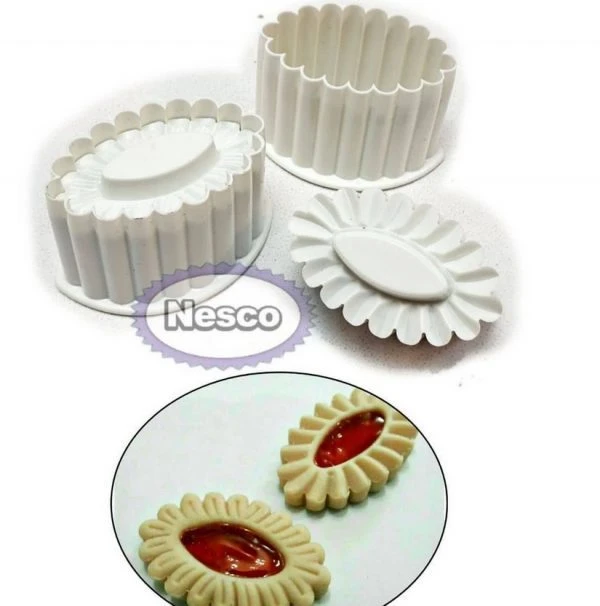 کاتر مربایی دوطرفه طرح بیضی