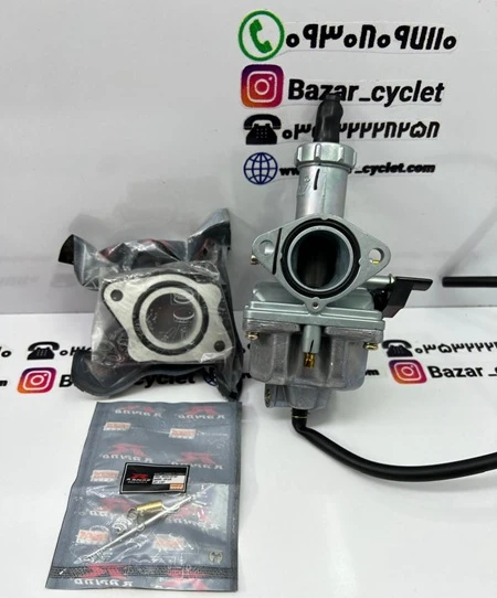کارباراتور کامل موتور سیکلت هندا 125 برند راپیدو کیفیت عالی