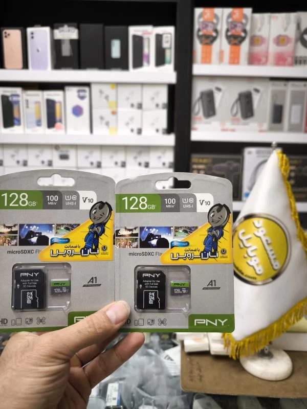 کارت حافظه microSDXC پی ان وای PNY مدل Elite کلاس 10 استاندارد UHS-I U1 سرعت 100MBps ظرفیت 128