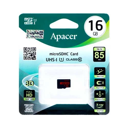 کارت حافظه و رم میکرو 16گیگ اپیسر APACER R85 U1 C10 85MBS