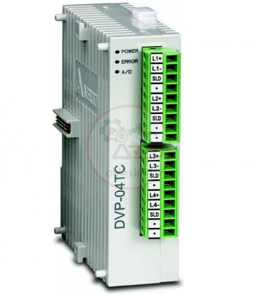 کارت دما ترموکوپل PLC دلتا DVP04TC-S