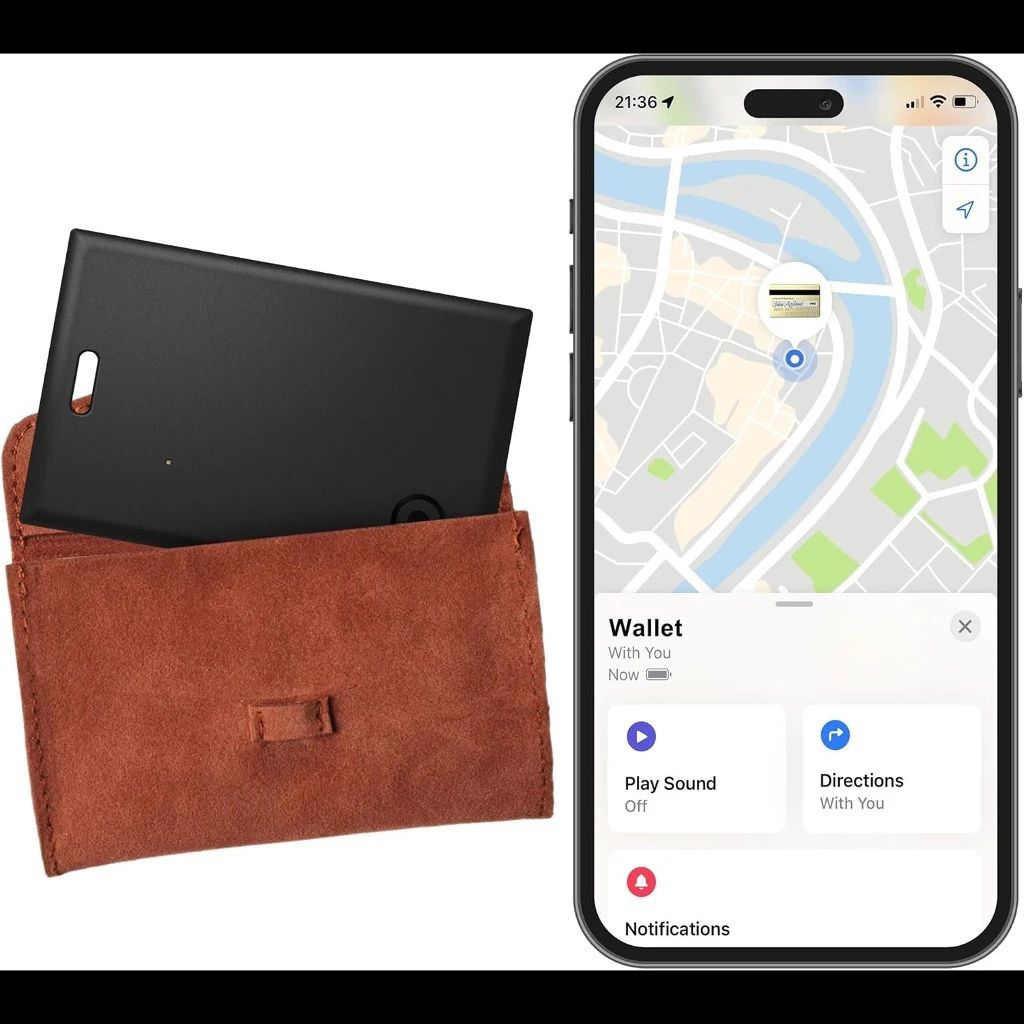 کارت ردیاب Roiciao مدل Air Card – ردیابی هوشمند با اپل Find My