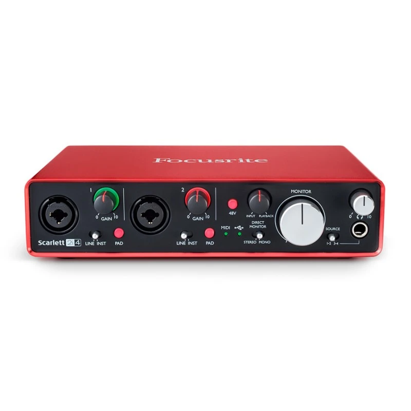 کارت صدا Focusrite Scarlett 2i4 G2Focusrite Scarlett 2i4 (2nd Gen) Audio interface