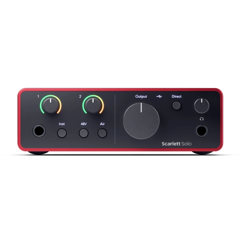 کارت صدا Focusrite Scarlett Solo 4th GenFocusrite Scarlett Solo (4th Gen) Audio interface