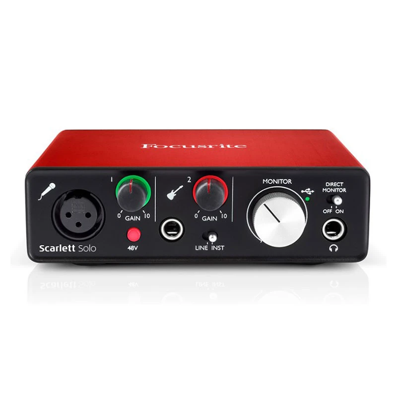 کارت صدا Focusrite Scarlett Solo G2Focusrite Scarlett Solo (2nd Gen) Audio interface