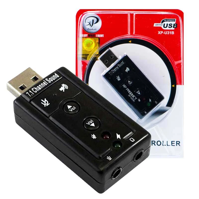 کارت صدای USB XP-Product مدل XP-U31B