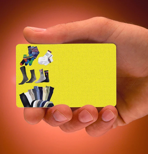 کارت ویزیت فروشگاه جوراب 362
