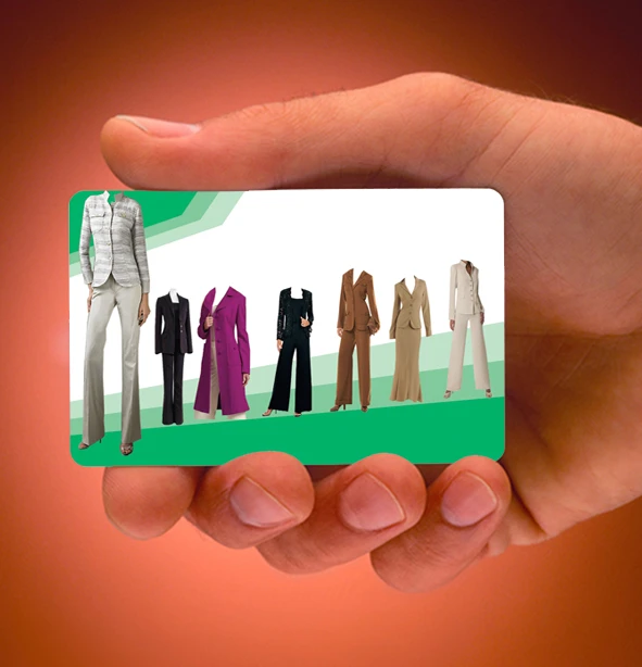 کارت ویزیت لایه باز خیاطی زنانه