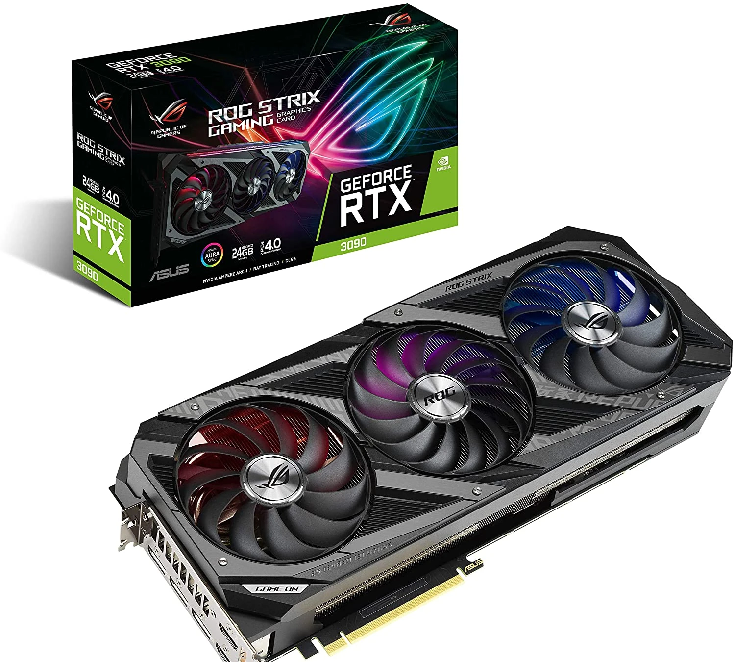 کارت گرافیک ASUS مدل ASUS ROG STRIX RTX 3090 24G