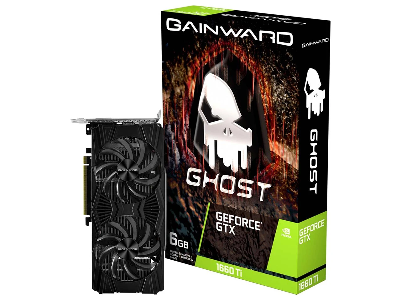 کارت گرافیک GTX 1660 Ti Ghost 6GB GDDR6 برند Gainward