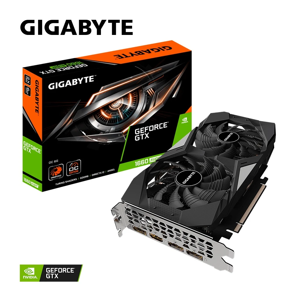 کارت گرافیک GigaByte مدل GeForce® GTX 1660 SUPER™ OC 6G