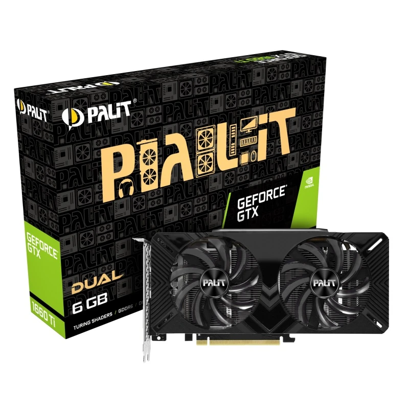 کارت گرافیک PALIT مدل GeForce® GTX 1660 Ti Dual
